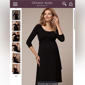Tiffany Rose Maternity Black Long Sleeve Dress